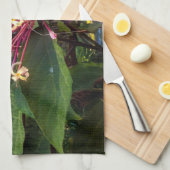 Starburst Clerodendrum Flowers Kitchen Towels Theedoek (Quarter Fold)