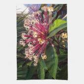 Starburst Clerodendrum Flowers Kitchen Towels Theedoek (Verticaal)