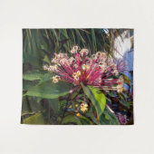 Starburst Clerodendrum Flowers Tapestry Wandkleed (Voorkant (horizontaal))