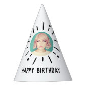 STARBURST | Custom Simple & Chic Photo Feesthoedjes (Voorkant)