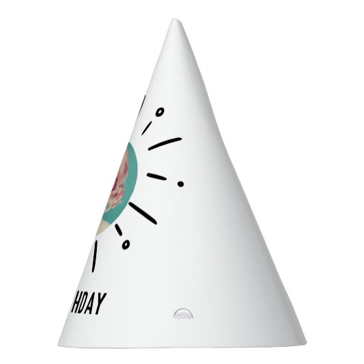 STARBURST | Custom Simple & Chic Photo Feesthoedjes (Rechts)