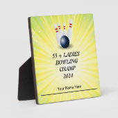 Starburst dameskampioen lachen fotoplaat (Voorkant)