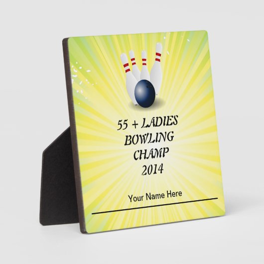 Starburst dameskampioen lachen fotoplaat (Voorkant)