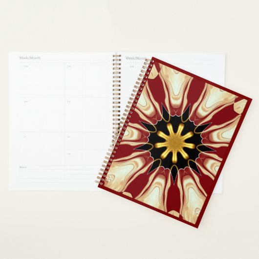 Starburst | Deep Crimson & Gold Luxury Organizer w (Display)