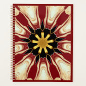 Starburst | Deep Crimson & Gold Luxury Organizer w (Voorkant)