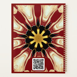 Starburst | Deep Crimson & Gold Luxury Organizer w