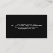 Starburst Design Visitekaartje (Achterkant)