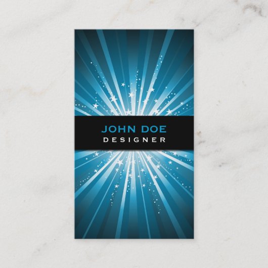 Starburst Design Visitekaartje (Voorkant)