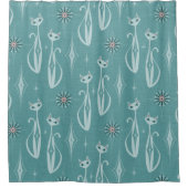 Starburst Diamond Cats Douchegordijn (Voorkant)