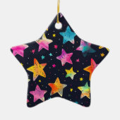 Starburst Dreams Keramisch Ornament (Voorkant)
