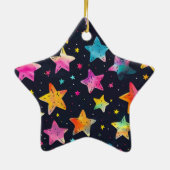 Starburst Dreams Keramisch Ornament (Achterkant)