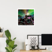 Starburst Drum Rocker Poster (Thuiskantoor)