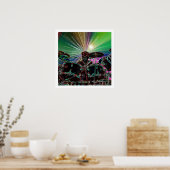 Starburst Drum Rocker Poster (Keuken)
