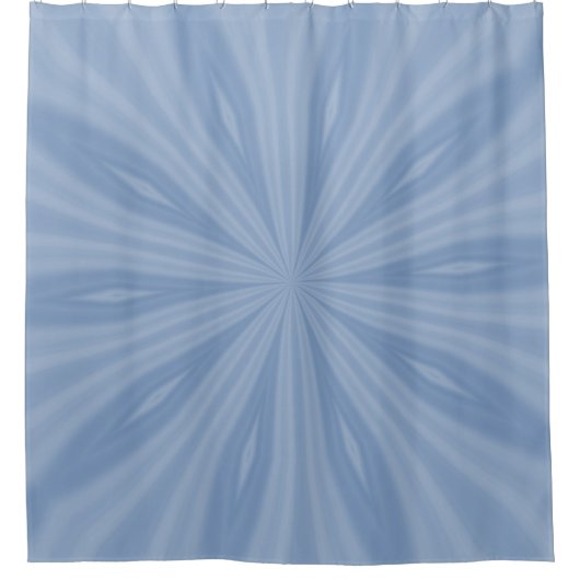 Starburst Dusty Blue Douchegordijn (Voorkant)
