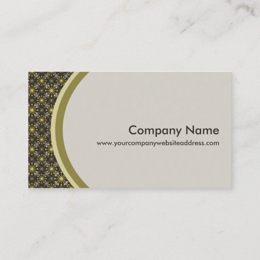 Starburst en Lines uit de middeleeuwse aarde Visitekaartje (Achterkant)