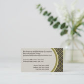 Starburst en Lines uit de middeleeuwse aarde Visitekaartje (Staand voorkant)