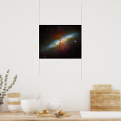 Starburst Galaxy M82 Poster (Keuken)