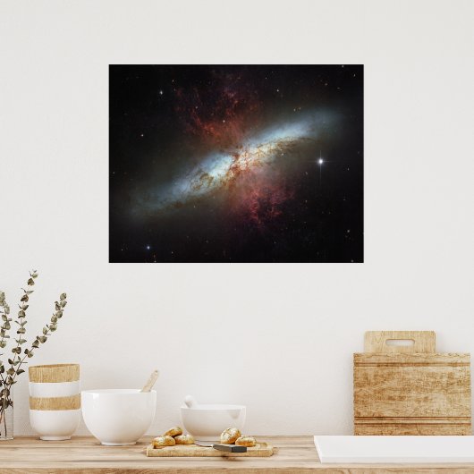 Starburst Galaxy M82 Poster (Keuken)