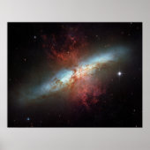 Starburst Galaxy M82 Poster (Voorkant)
