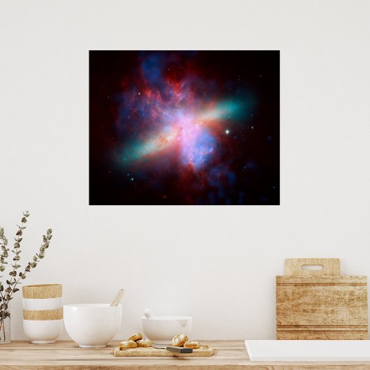 Starburst Galaxy Poster (Keuken)