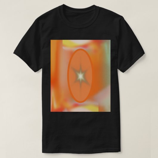 STARBURST GEOMETRIC ART T-SHIRT (Design voorkant)