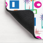 Starburst Geometric Multicolored Pattern Muismat (Hoek)