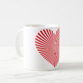 Starburst Heart Coffee Mok (Voorkant links)