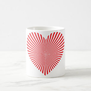 Starburst Heart Coffee Mok