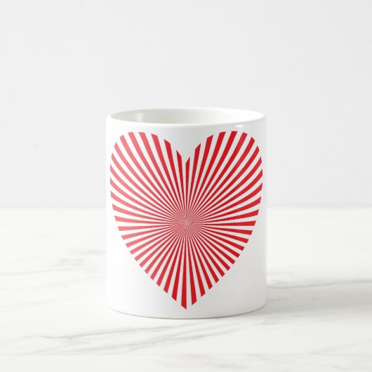 Starburst Heart Coffee Mok (Center)