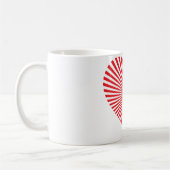 Starburst Heart Coffee Mok (Links)