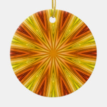 Starburst kaleidoscoop ornament