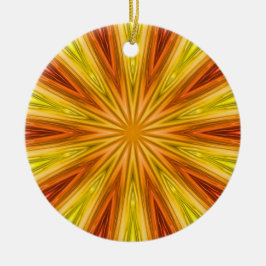 Starburst kaleidoscoop ornament