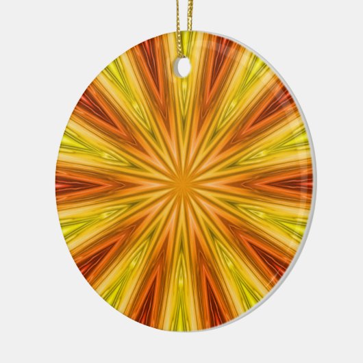 Starburst kaleidoscoop ornament (Links)