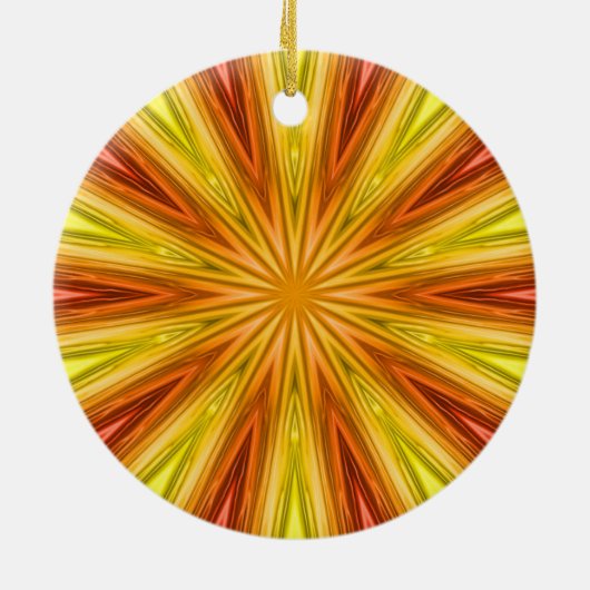 Starburst kaleidoscoop ornament (Achterkant)