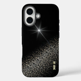 Starburst met Glittering Trail iPhone 16 Hoesje
