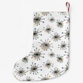 Starburst met naam moderne mediane feestdag kleine kerstsok (Achterkant)