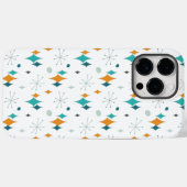 Starburst Mid Century Modern Patroon Case-Mate iPhone Case (Achterkant (horizontaal))
