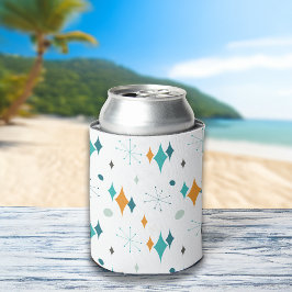 Starburst modern patroon uit midden eeuw blikjeskoeler