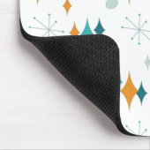 Starburst modern patroon uit midden eeuw muismat (Hoek)