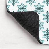  Starburst Mousepad, Blauwgroen Muismat (Hoek)