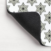  Starburst Mousepad, zwart-wit Muismat (Hoek)
