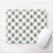  Starburst Mousepad, zwart-wit Muismat (Met muis)