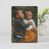 Starburst Nieuwjaar Kaart (Staand voorkant)