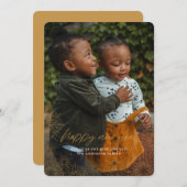 Starburst Nieuwjaar Kaart (Voorkant / Achterkant)