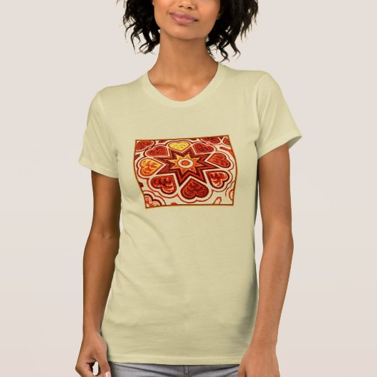 'Starburst of Love' Dames' T-shirt (Voorkant)