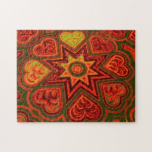 'Starburst of Love' Jigzaag Puzzle Legpuzzel (Horizontaal)