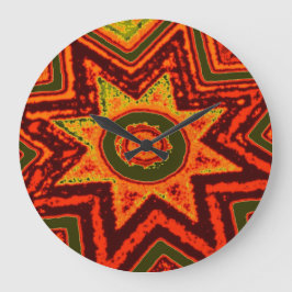 'Starburst of Love' Wall Clock Grote Klok