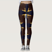 Starburst oppervlaktepatroon - ontwerp als leggings (Voorkant)