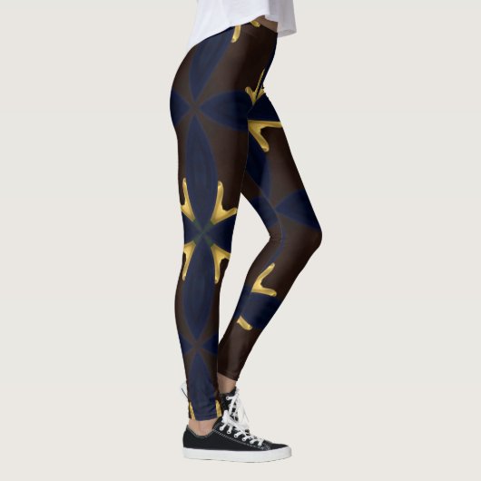 Starburst oppervlaktepatroon - ontwerp als leggings (Rechts)