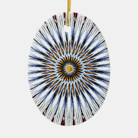Starburst-Ornament Keramisch Ornament (Voorkant)